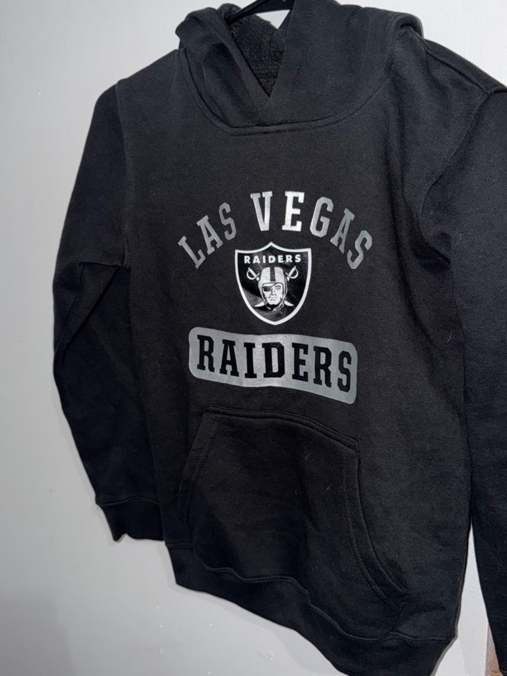 NFL Las Vegas Raiders Black Pullover Crewneck Sweatshirt